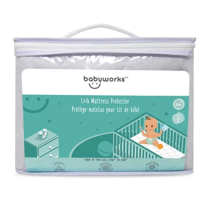 Bamboo Crib Mattress Protector