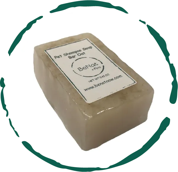 BeNat Pets. All-Natural Pet Shampoo Bar. Oat. 5.8 oz. by BeNat