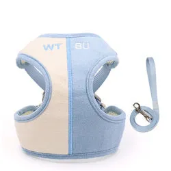 PAWS ASIA Amazon New Hot Sale Luxury Premium Embroidered Pet Harness Leash For Small Dog Cat