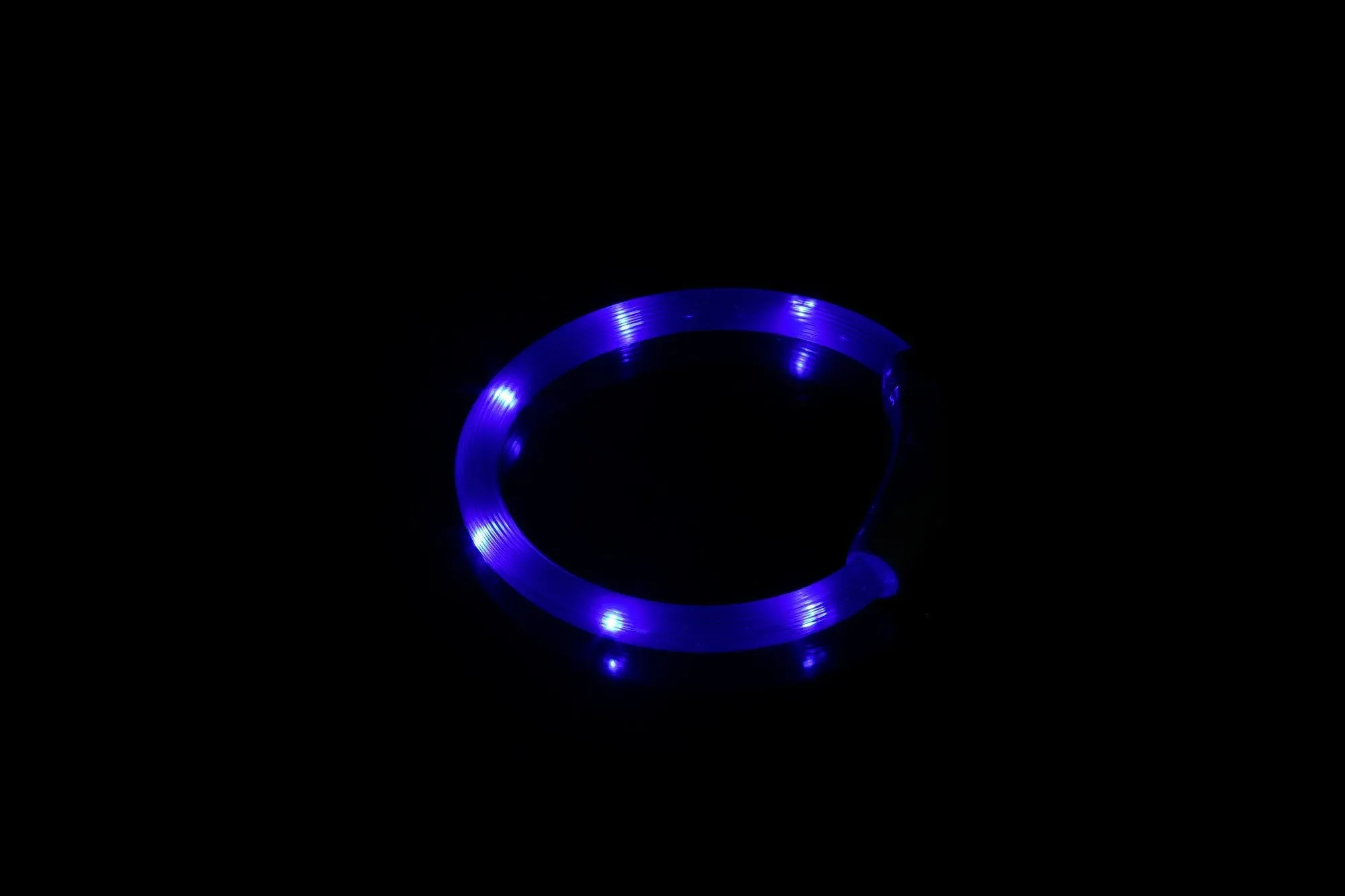 Rechargeable Waterproof LED Flashing Light Band - Night Safety for Dogs