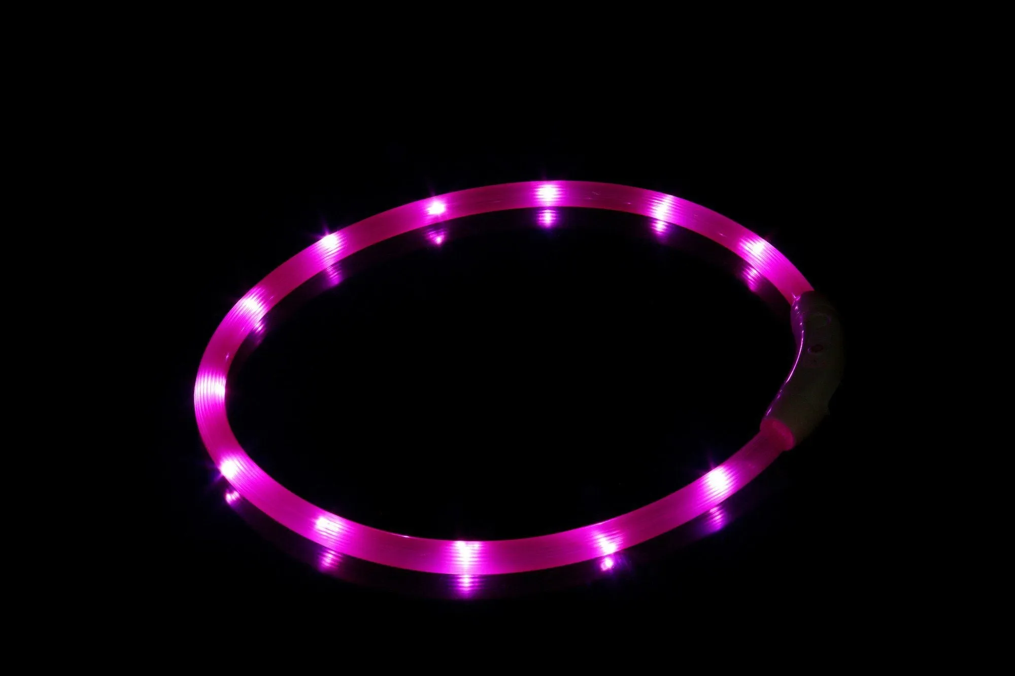 Rechargeable Waterproof LED Flashing Light Band - Night Safety for Dogs