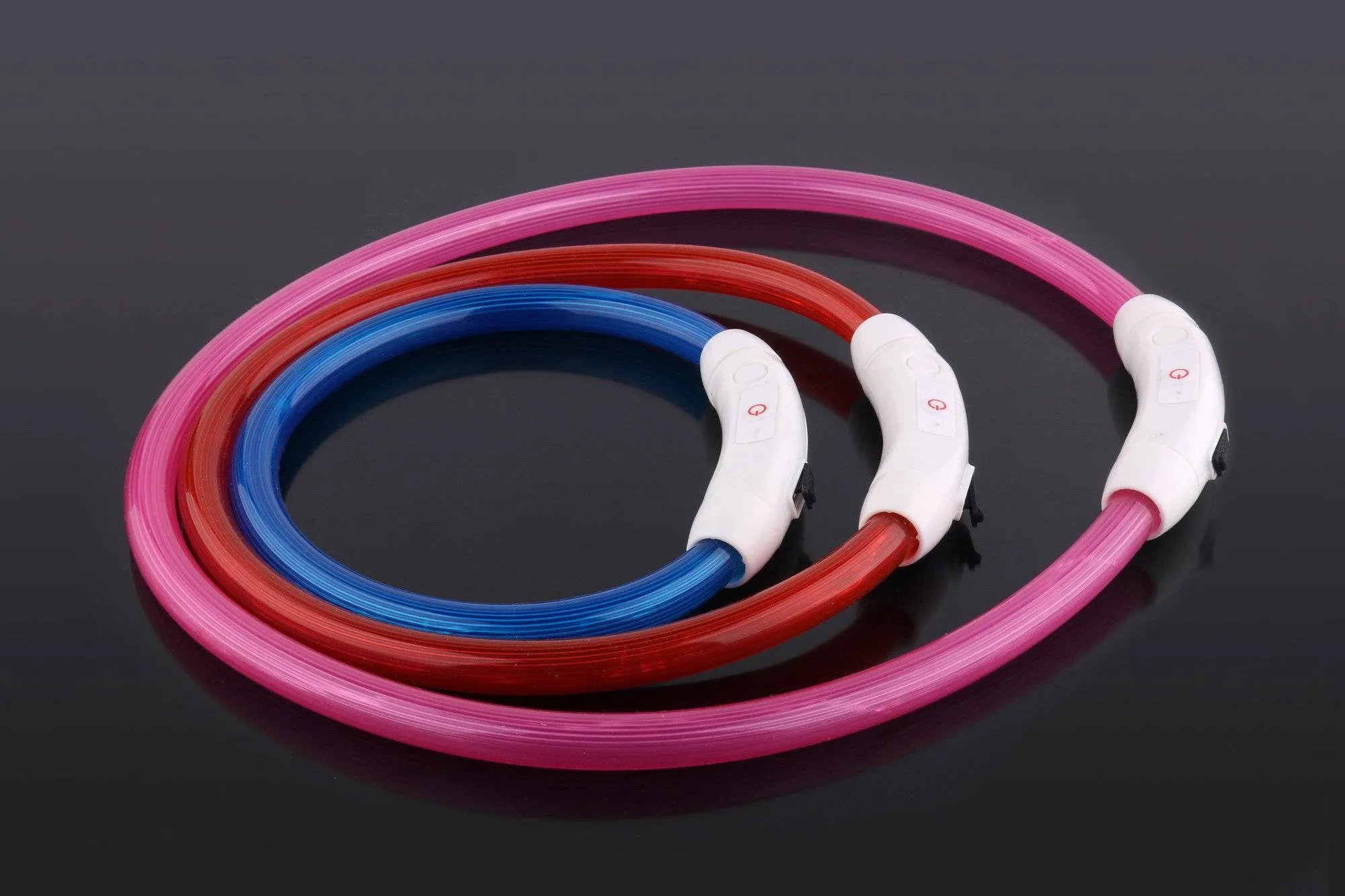 Rechargeable Waterproof LED Flashing Light Band - Night Safety for Dogs